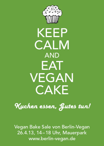 Vegan Bake Sale Flyer